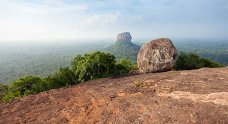 Sigiriya and Pidurangala Rock from Negombo